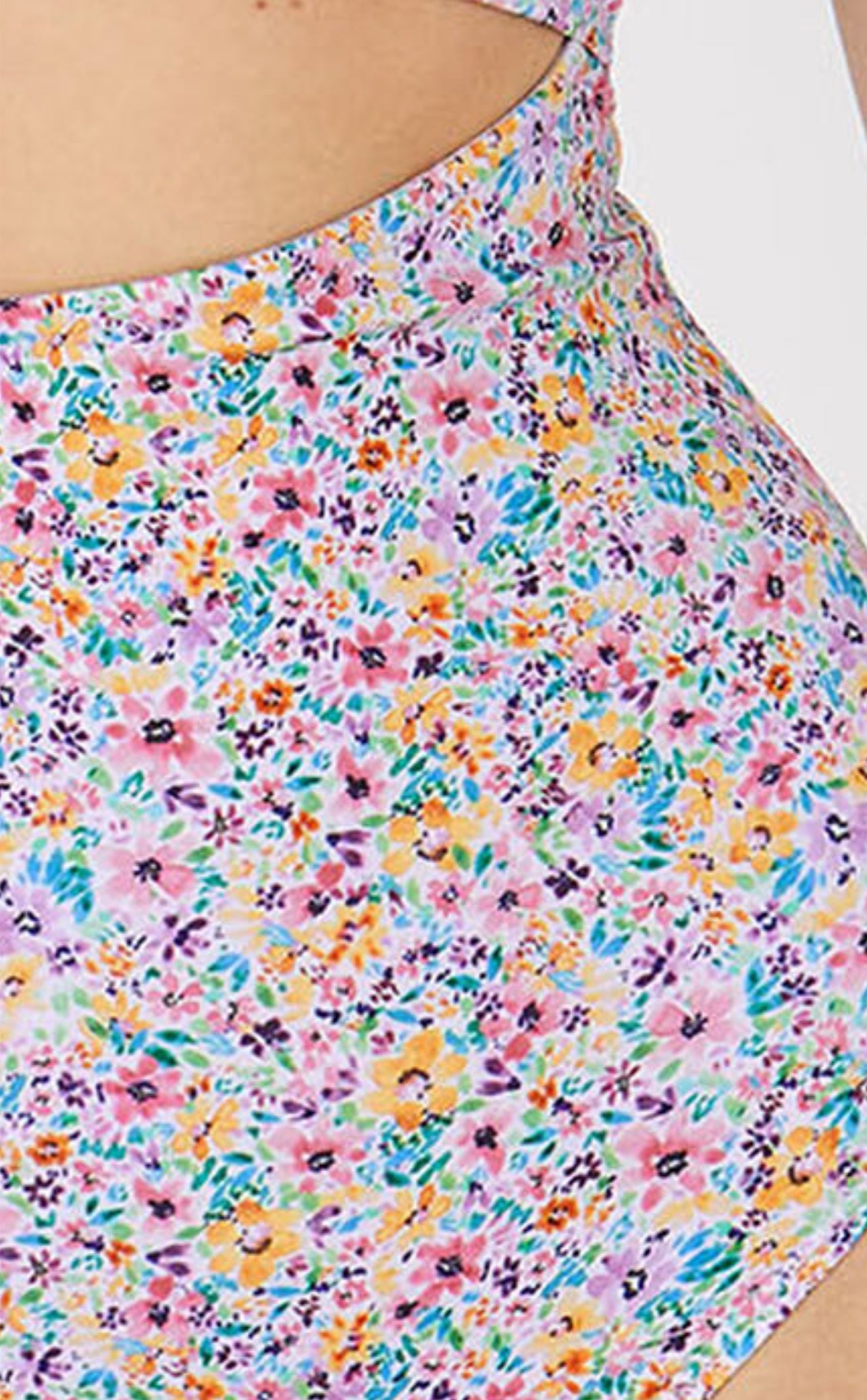 Accessorize Retro Ditsy Bandeau Swimsuit