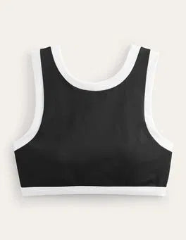 Boden Racer Crew Neck Bikini Top
