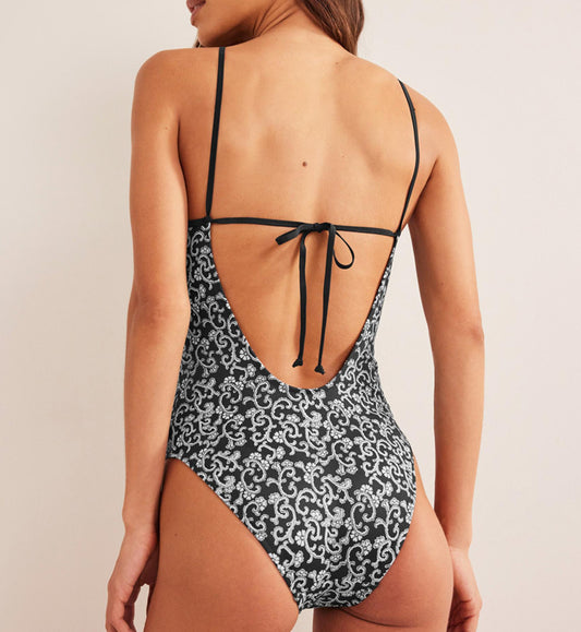 Boden Scoop Tie Back Swimsuit
