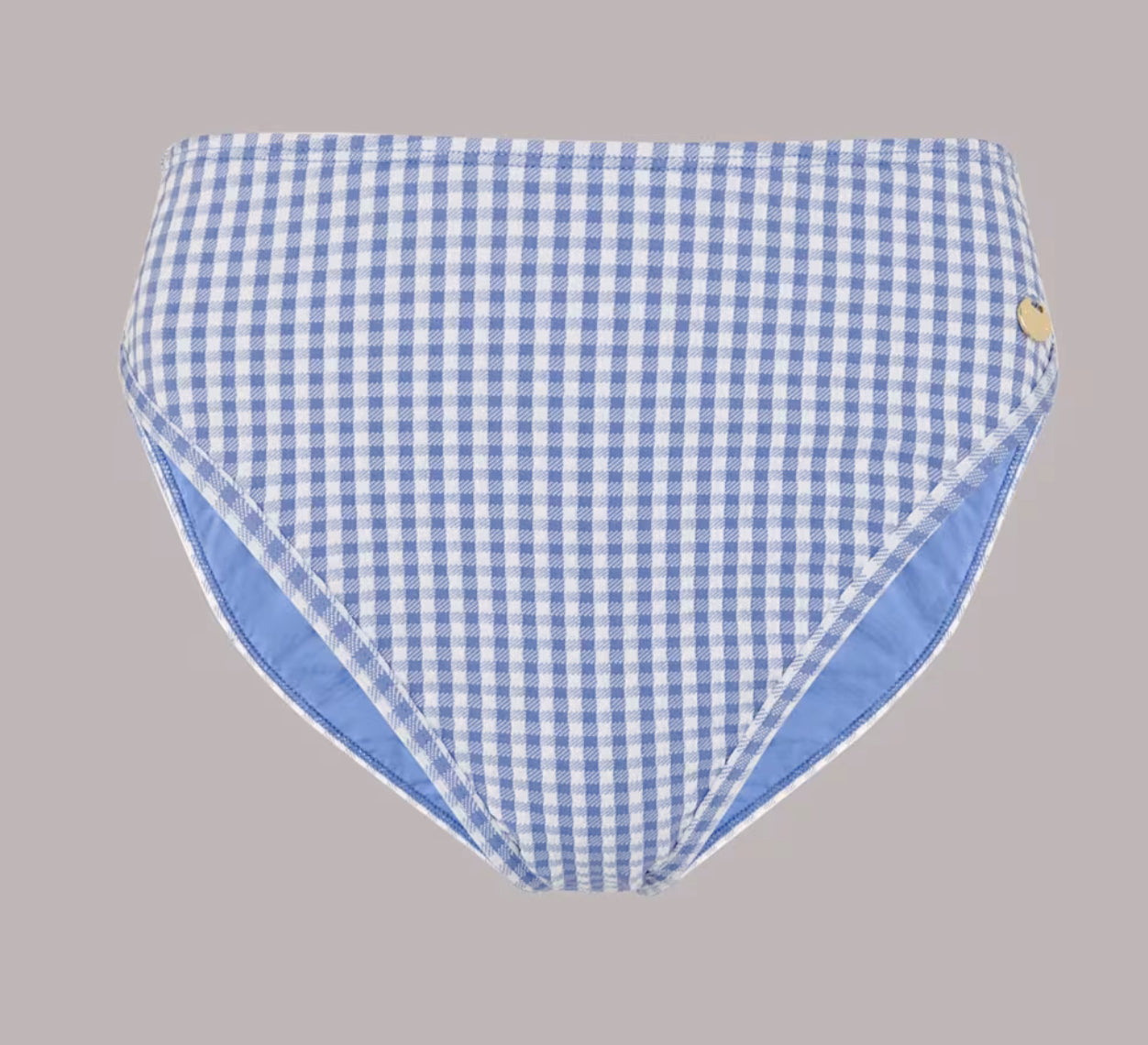Whistles Blue Gingham Texture Bikini