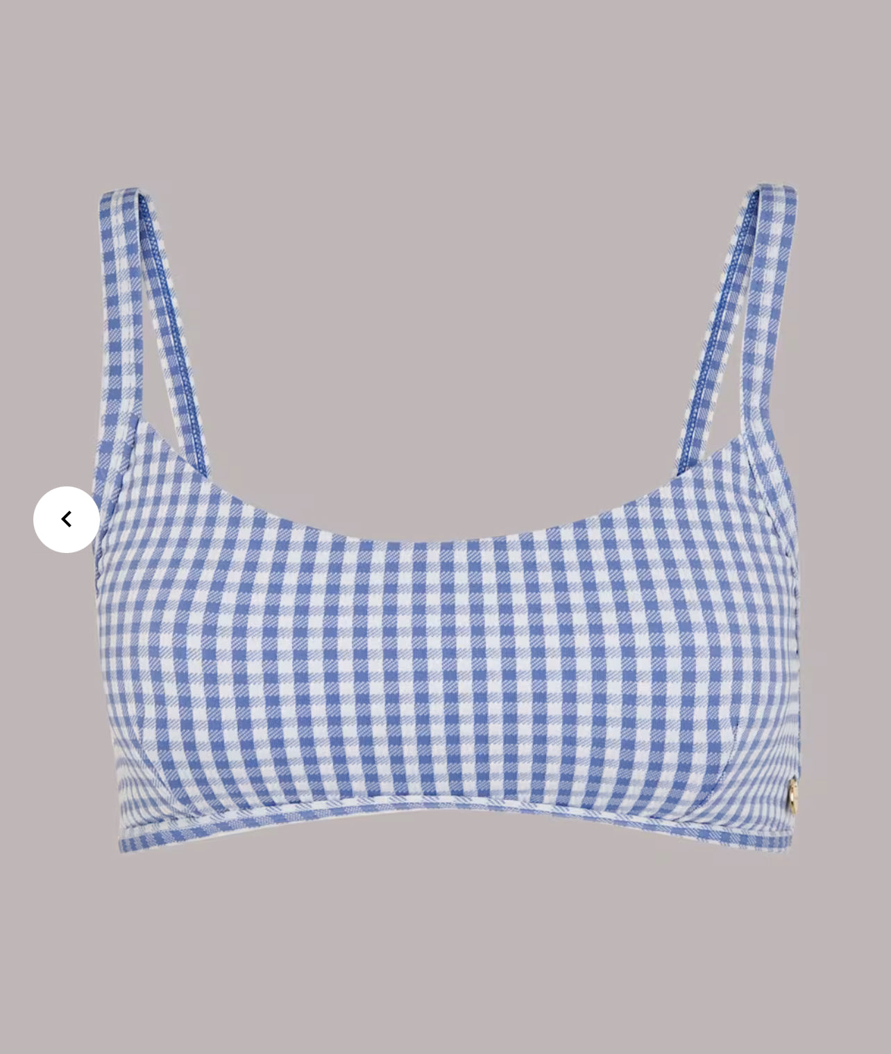Whistles Blue Gingham Texture Bikini