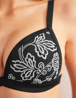 Boden Triangle Panelled Bikini Top