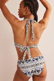 Boden Bow Detail Halter Bikini Top
