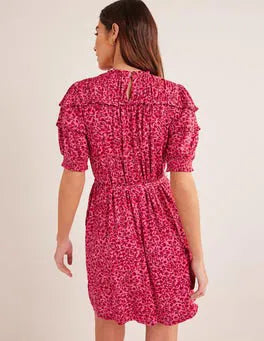 BODEN Yoke Detail Mini Dress - The Birdcage