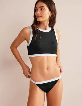Boden Racer Crew Neck Bikini Top