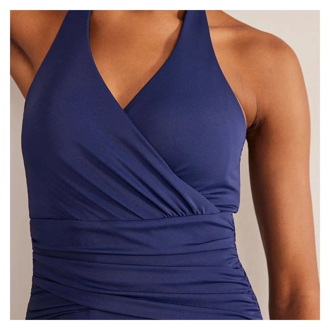 Boden Levanzo Halter Swimsuit - navy
