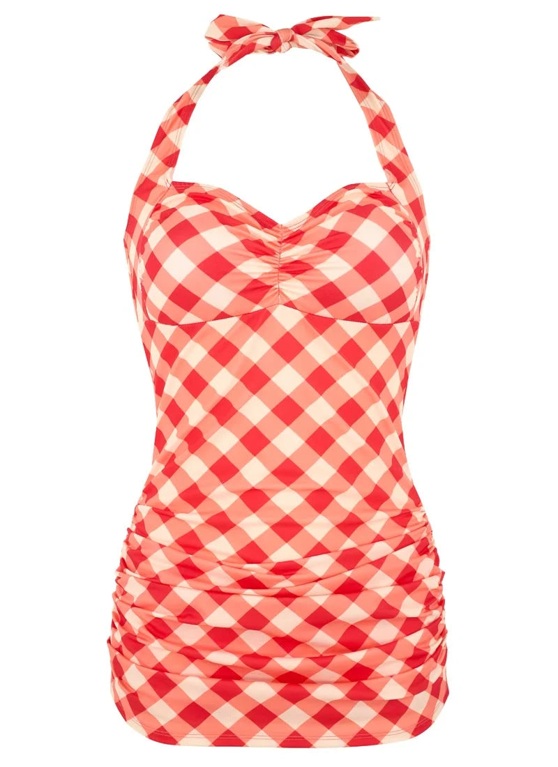 Joanie Clothing Coralie Gingham Swimsuit - RRP £49 - The Birdcage