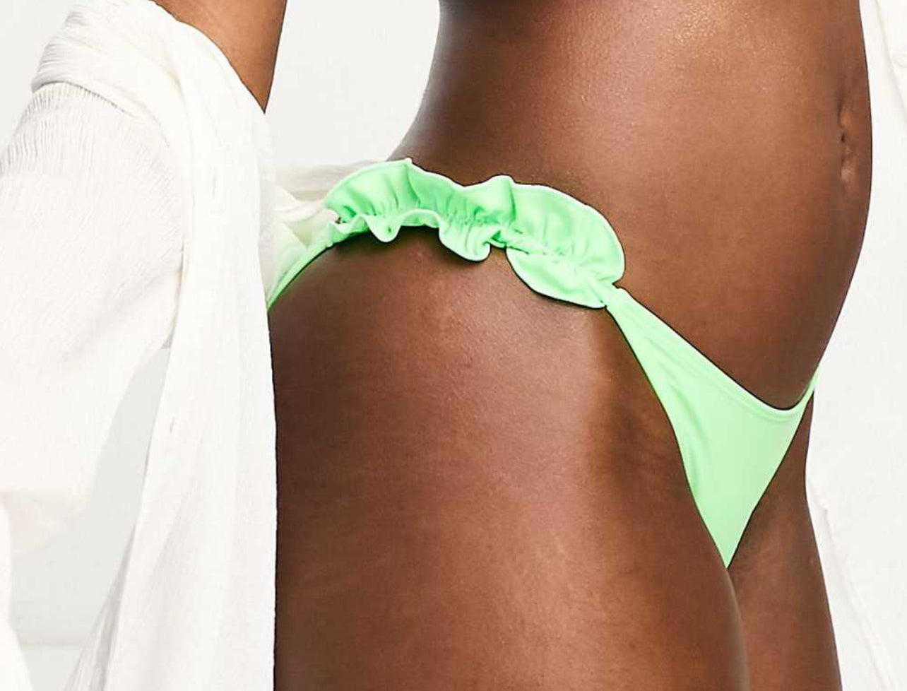 River Island bright frill bikini bottom - The Birdcage