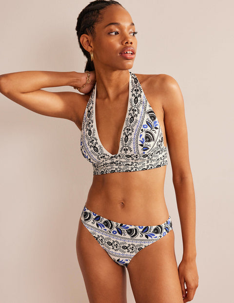 Boden Bow Detail Halter Bikini Top