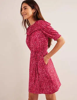 BODEN Yoke Detail Mini Dress - The Birdcage