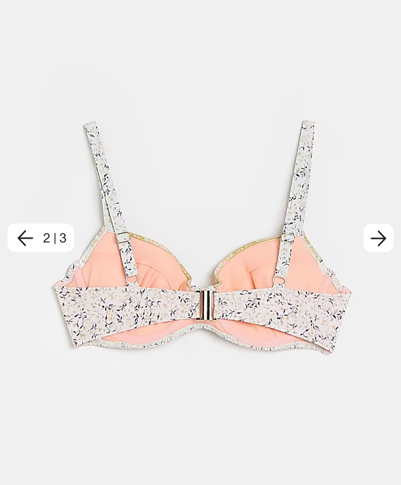 River Island Maternity floral shirred balconette bikini top - The Birdcage