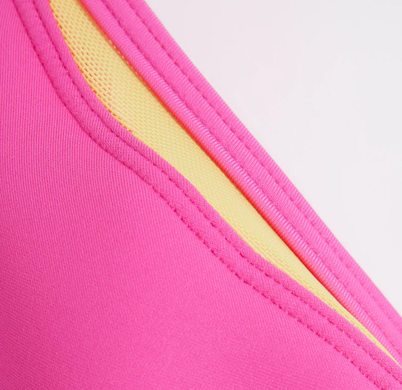 River Island Womens Plunge Bikini Top - Pink Mesh Detail - The Birdcage