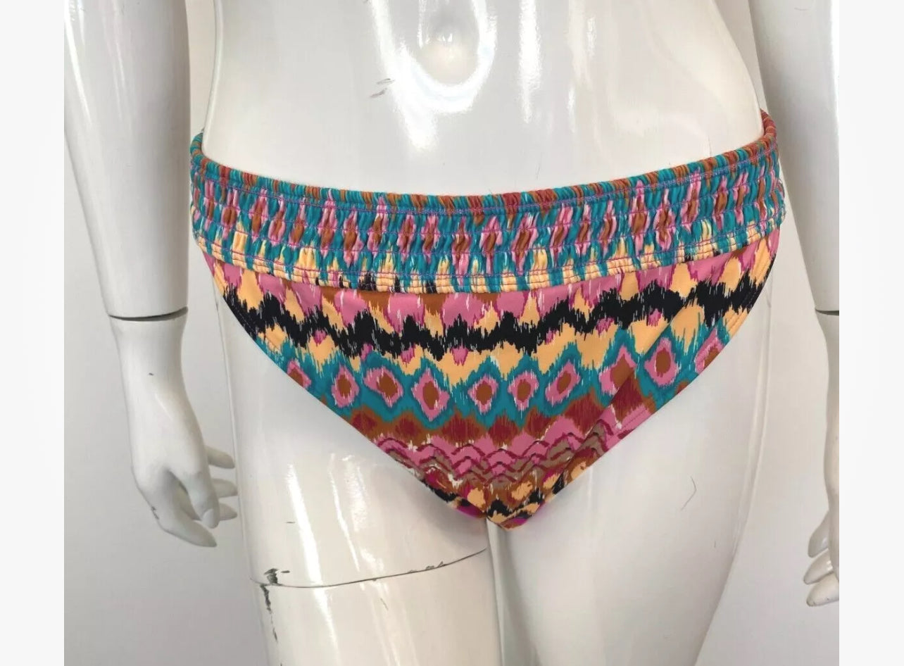 Boden Milos Smocked Bikini Bottoms