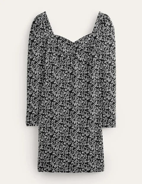 BODEN Sweetheart Jersey Mini Dress - The Birdcage