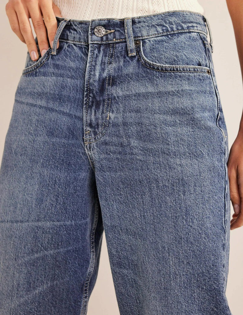 BODEN High Rise Tapered Jeans - The Birdcage