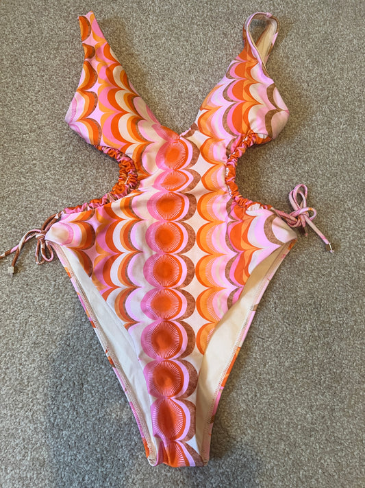River Island plunge cut out swimsuit