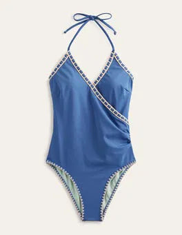 Boden Crochet Wrap Swimsuit