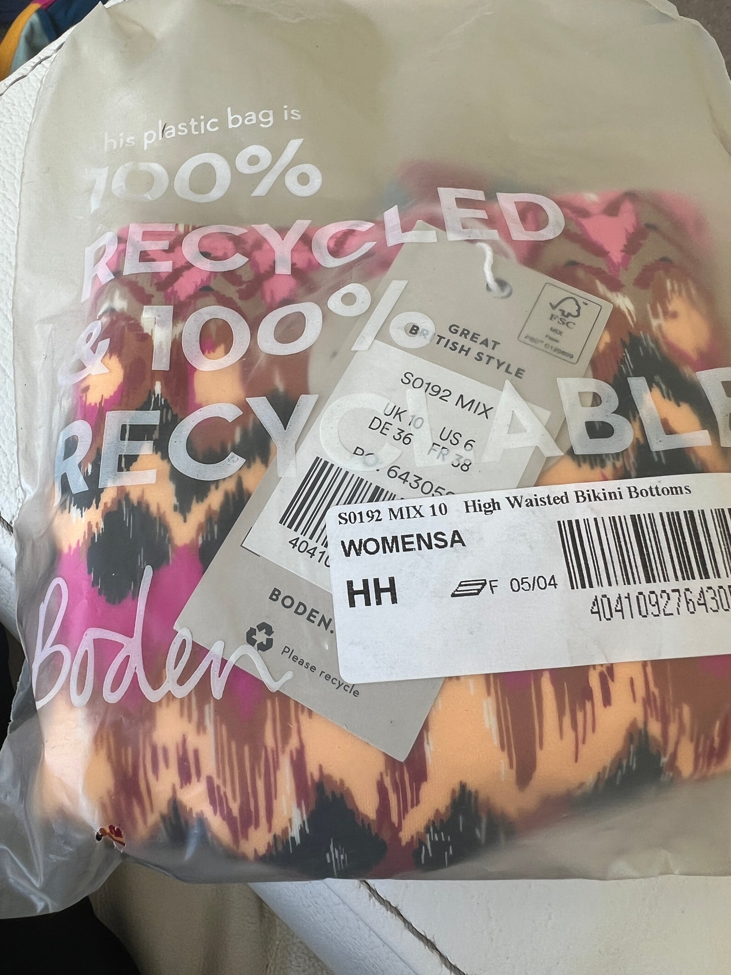 Boden High Waisted Bikini Bottoms