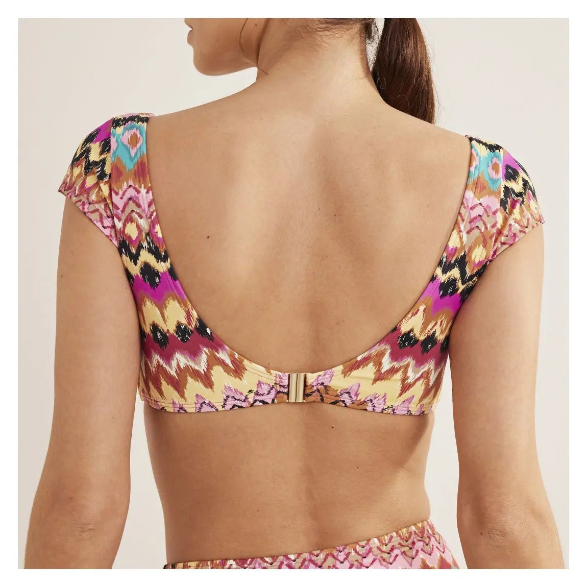 Boden Cap Sleeve Bikini Top