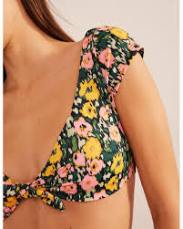 Boden Cap Sleeve Bikini Top