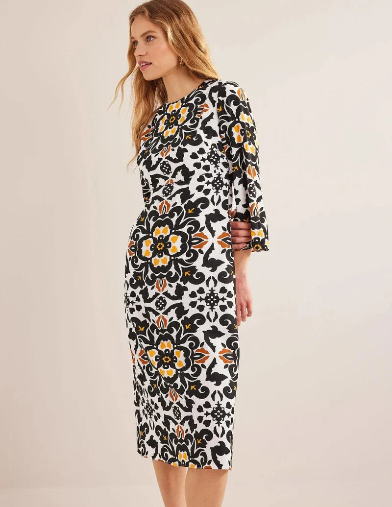 BODEN Flare Sleeve Midi Dress - RRP £140 - The Birdcage