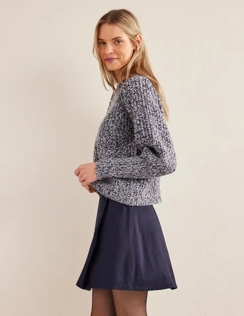 BODEN Jersey Wrap Mini Skirt - The Birdcage