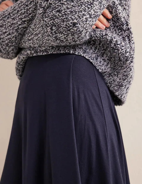 BODEN Jersey Wrap Mini Skirt - The Birdcage