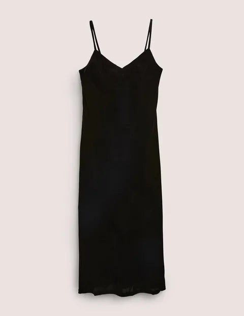 BODEN Velvet Slip Midi Party Dress - The Birdcage