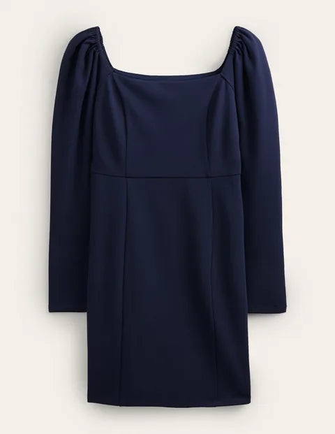 BODEN Square Neck Mini Jersey Dress - The Birdcage