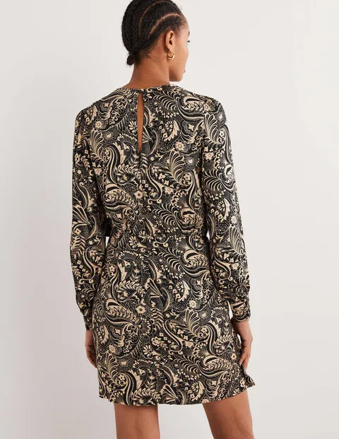 BODEN Wrap Skirt Mini Dress - The Birdcage