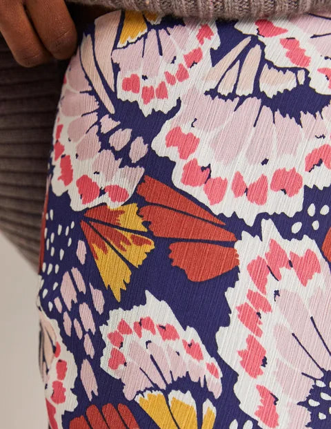 BODEN Crinkle Bias-cut Skirt - The Birdcage