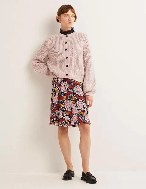BODEN Crinkle Bias-cut Skirt - The Birdcage
