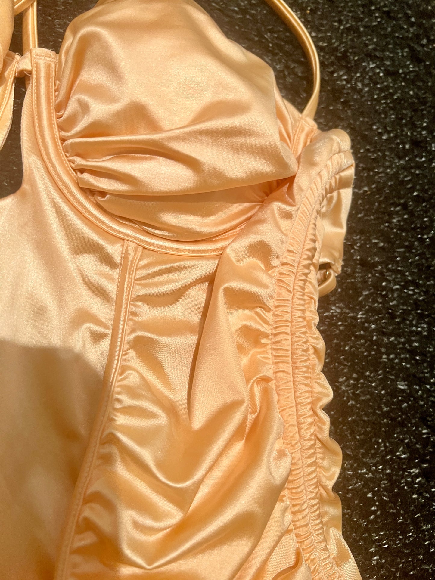 River Island Ruched Balconette Swimsuit - The Birdcage