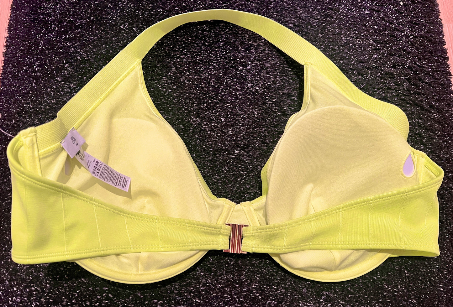 River Island Plus plunge underwired bikini top