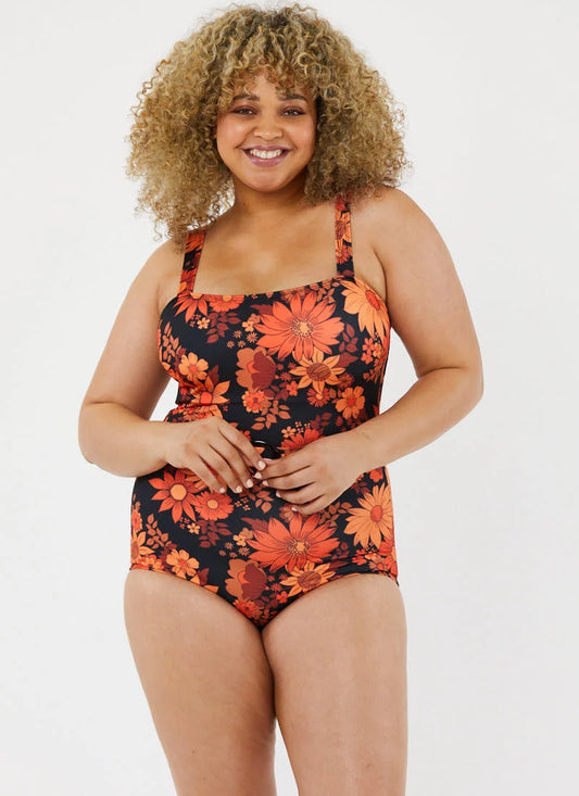 Joanie Clothing Fonda Floral Print Swimsuit