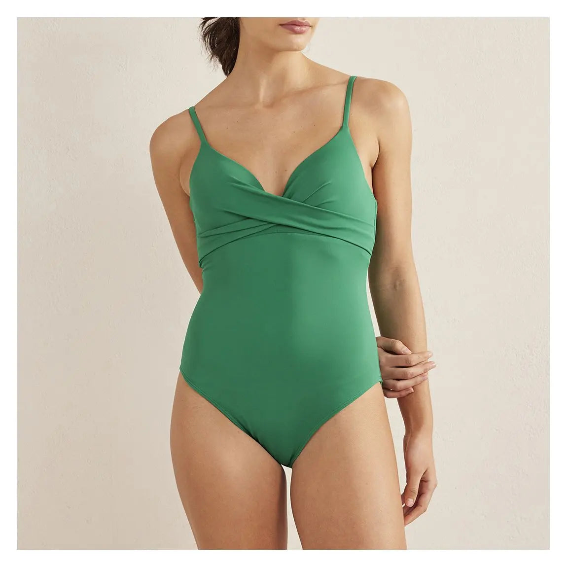 Boden Capri Cup-size Swimsuit - Green