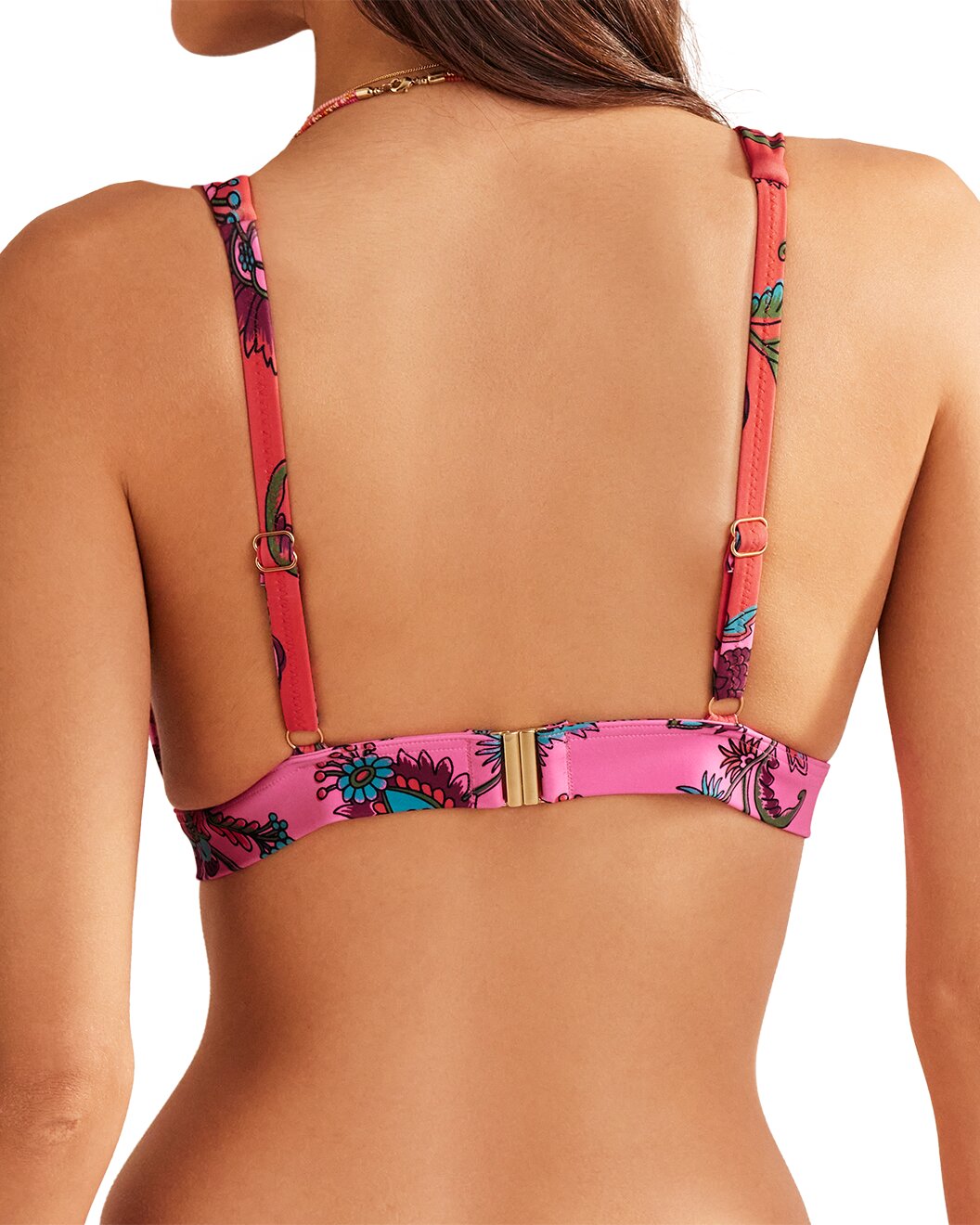 Boden Underband Bikini Top - Spice Pink Floral