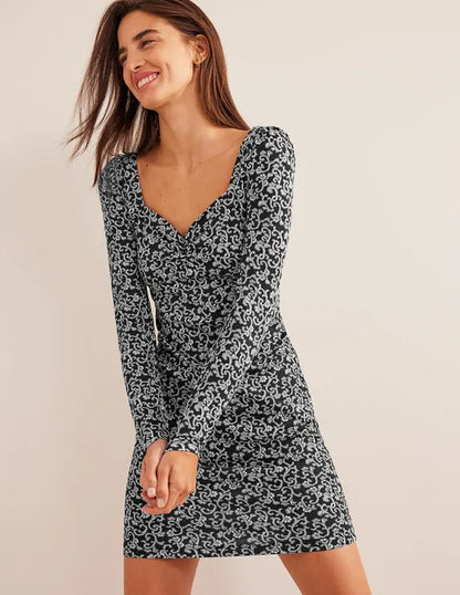 BODEN Sweetheart Jersey Mini Dress