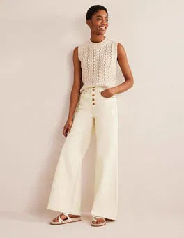Boden Ultra High Rise Wide Leg Jeans