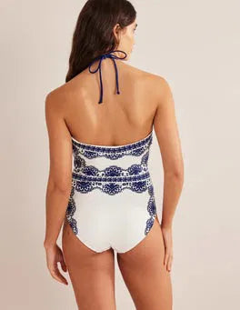 Boden Cut-Out Detail String Swimsuit
