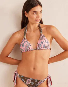 Boden Bead Gather Halter Bikini Top