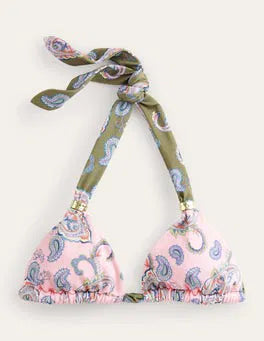 Boden Bead Gather Halter Bikini Top