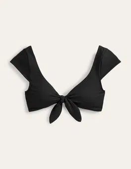 Boden Cap Sleeve Tie Bikini Top