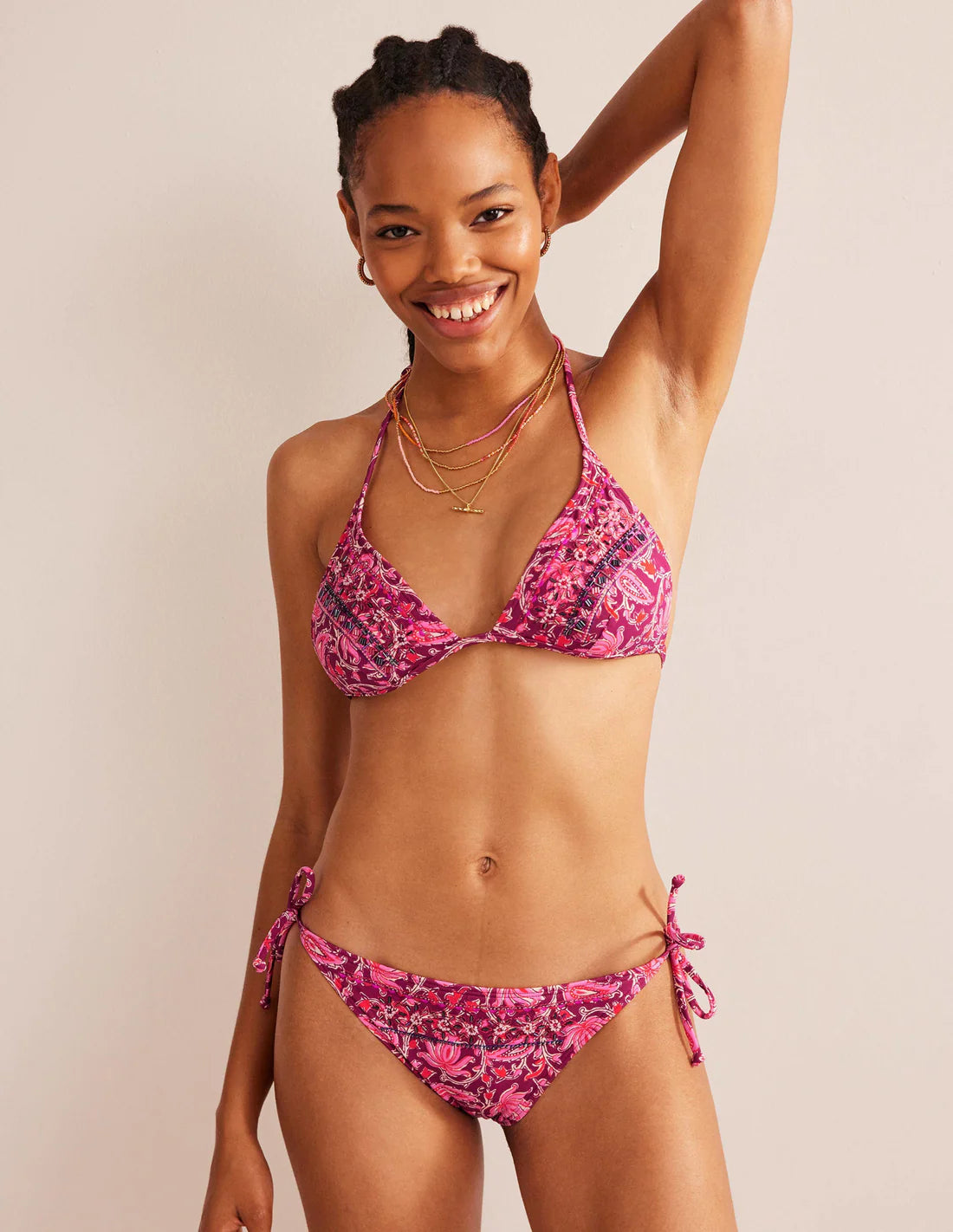 Boden Bead Embellished Bikini Top