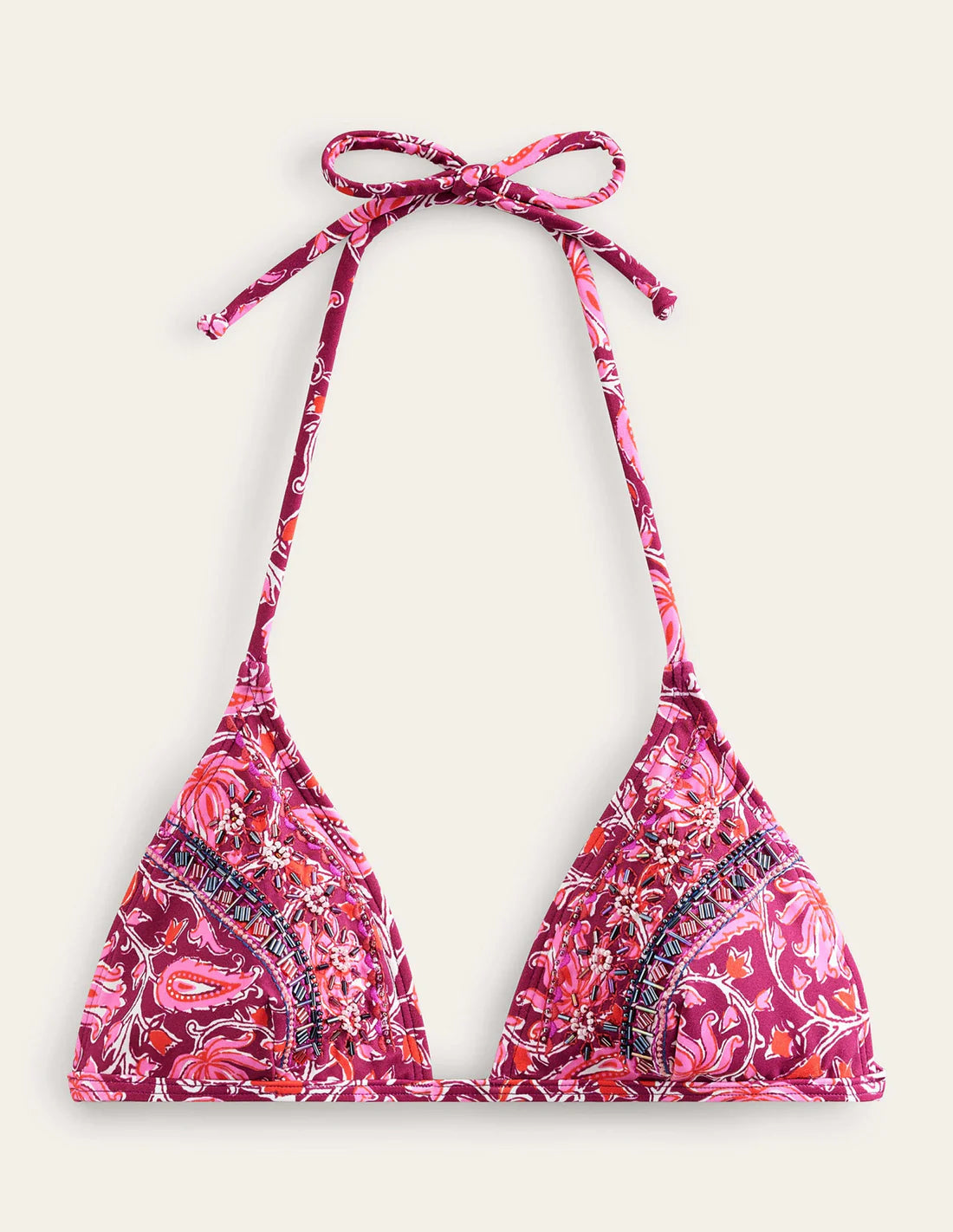 Boden Bead Embellished Bikini Top