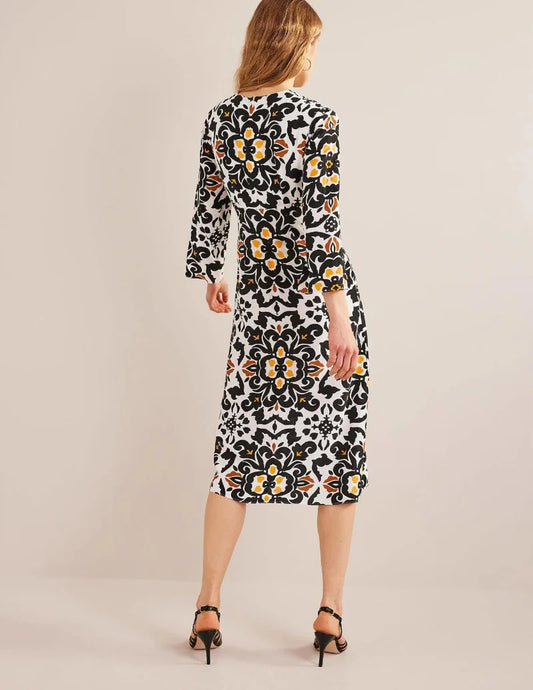 BODEN Flare Sleeve Midi Dress - RRP £140