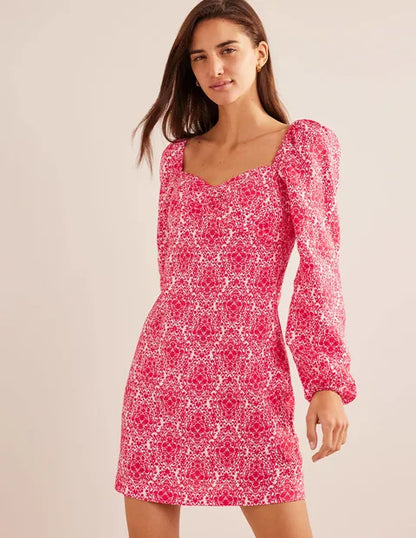 BODEN Linen Mini Shift Dress